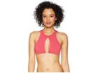 Robin Piccone Luca Keyhole Bikini Top (pink) Women's Swimwear