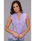 Scully Cantina Beautifully Detailed S/l Blouse (violet) Women's Blouse