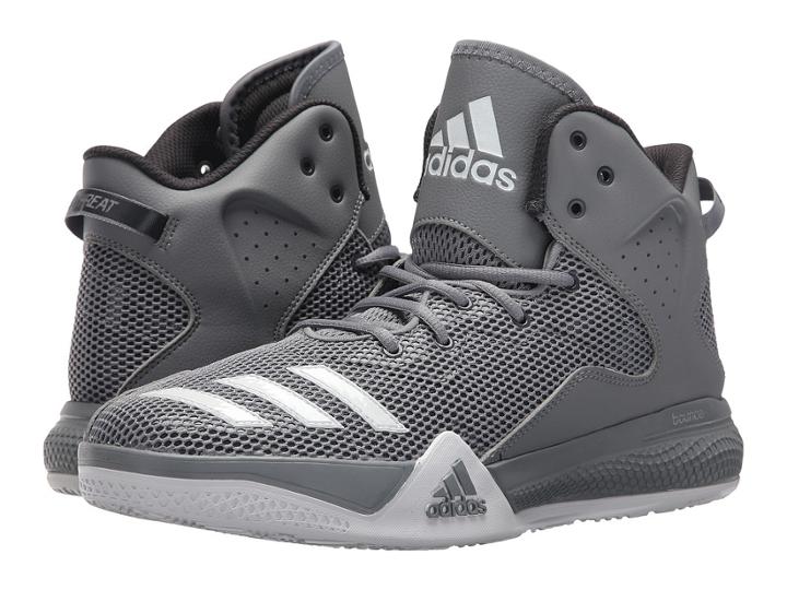Adidas Dt Bball Mid (grey/white/solid Grey) Men's Basketball Shoes