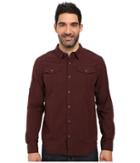 Prana Rollin Shirt (dark Umber) Men's Short Sleeve Button Up