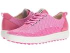 Ecco Golf Casual Hybrid Knit (pink/beet Root/fandango) Women's Golf Shoes