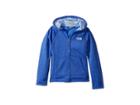 The North Face Kids Surgent 2.0 Full Zip Hoodie (little Kids/big Kids) (dazzling Blue Heather) Girl's Sweatshirt