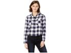 U.s. Polo Assn. Flannel Shirt (buffalo Check/ivory) Women's Clothing