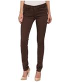 Mavi Jeans Alexa In Chocolate Brown Gold Sateen (chocolate Brown Gold Sateen) Women's Jeans
