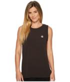 Spiritual Gangster Hibiscus Grateful (vintage Black) Women's Sleeveless