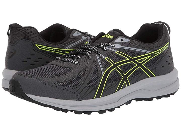 Asics Frequent Trail (dark Grey/black) Men's Running Shoes