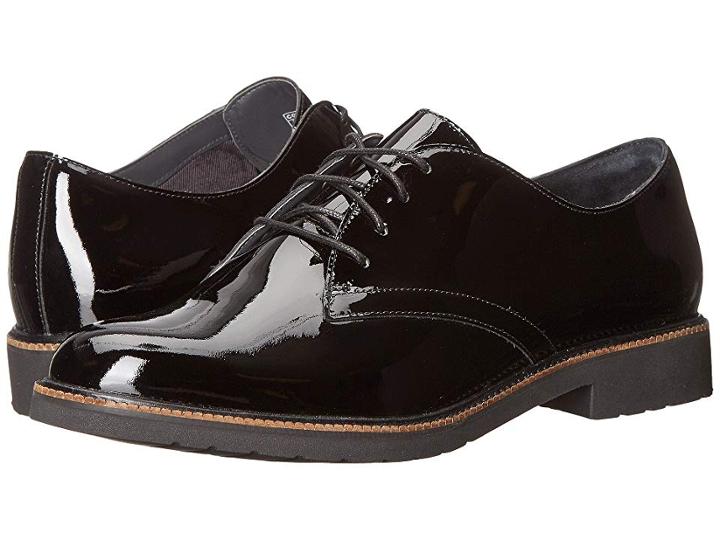 Rockport Total Motion Abelle Lace-up (black Patent) Women's Shoes