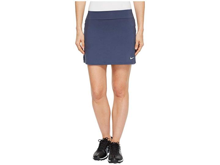 Nike Golf Dry Skort Knit 15 (thunder Blue/flat Silver) Women's Skort