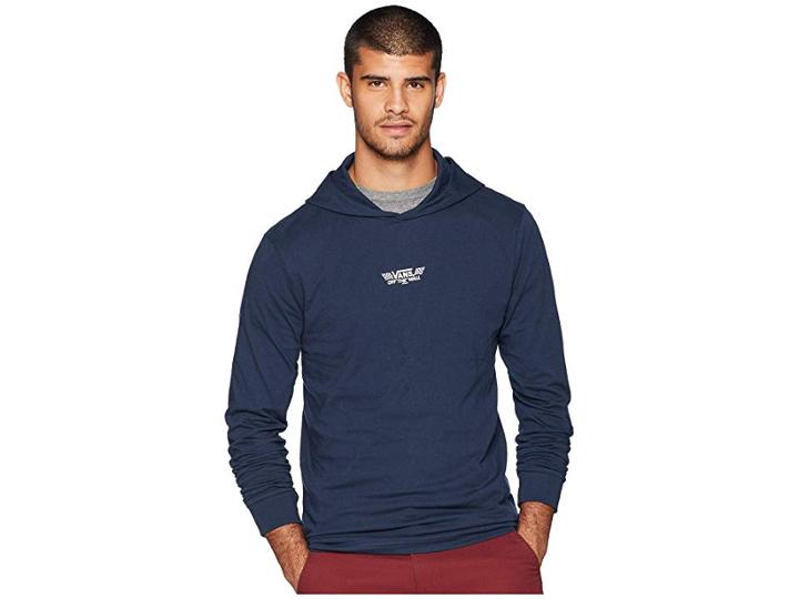 Vans Van Doren Hooded Knit (dress Blues) Men's Clothing