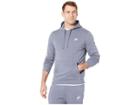 Nike Club Fleece Pullover Hoodie (amory Blue/armory Blue/white) Men's Fleece