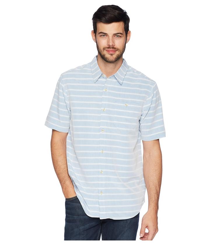 O'neill Slow Ride Woven Top (blue) Men's Clothing