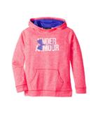 Under Armour Kids Af Big Logo Hoodie (big Kids) (penta Pink/penta Pink) Girl's Sweatshirt