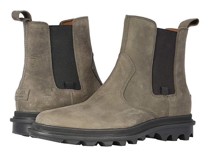 Sorel Acetm Chelsea Waterproof (quarry/black) Men's Waterproof Boots
