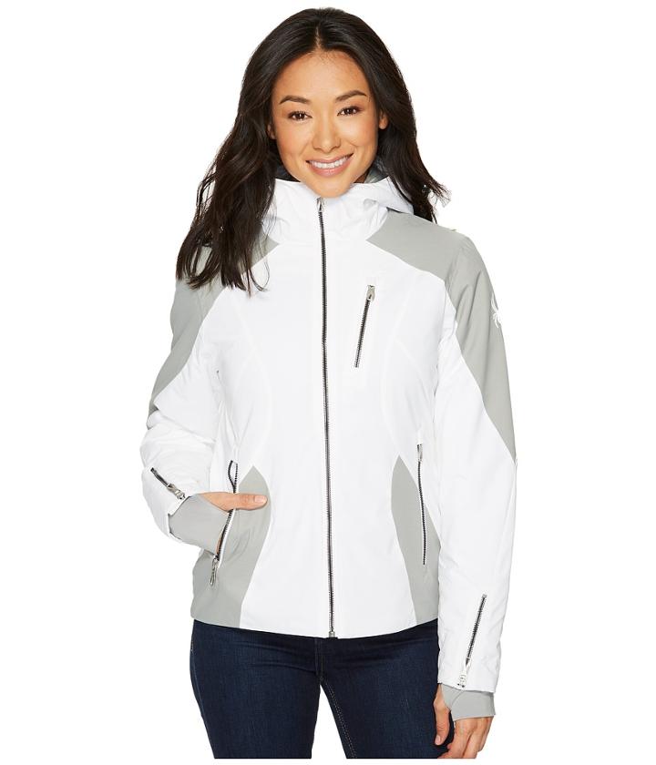 Spyder Avery Jacket (white/limestone) Women's Coat