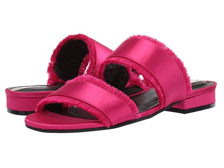 Kenneth Cole New York Viola 2 (hot Pink Satin) Women's Sandals