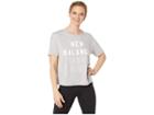 New Balance Essentials Tech Tee (athletic Grey) Women's T Shirt