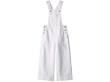 Habitual Girl Vivien Wide Leg Gaucho Overall (big Kids) (white) Girl's Casual Pants