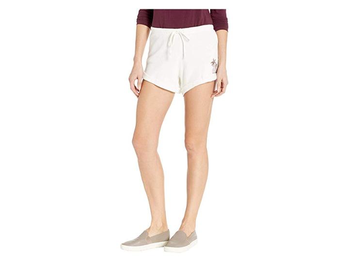 Lna Retro California Gym Shorts (lily White) Women's Shorts