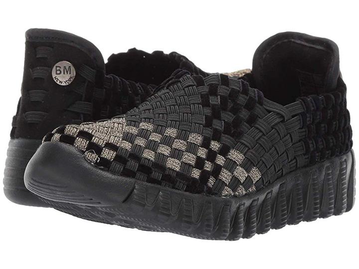 Bernie Mev. Kids Zip Fly (little Kid/big Kid) (black/bronze/black Velvet) Girl's Shoes