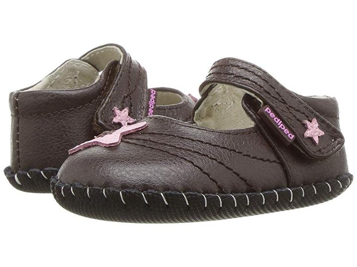 Pediped Starlite Originals (infant) (chocolate) Girl's Shoes