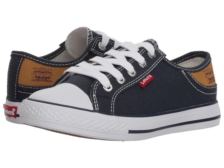 Levi's(r) Shoes Stan Buck (toddler/little Kid/big Kid) (navy/brown) Men's  Shoes