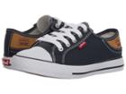 Levi's(r) Shoes Stan Buck (toddler/little Kid/big Kid) (navy/brown) Men's  Shoes