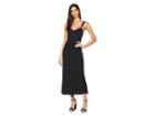 Tavik Nikki Midi Bias Dress (black Dot) Women's Dress