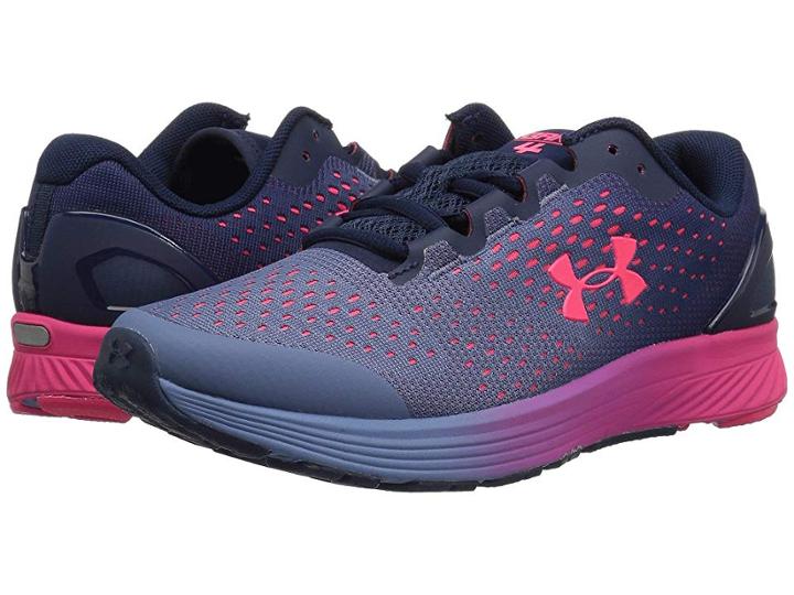 Under Armour Kids Ua Ggs Charged Bandit 4 (big Kid) (academy/thermal Blue/penta Pink) Girls Shoes