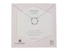 Dogeared Infinite Love, Small Crystal Halo Necklace (sterling Silver) Necklace