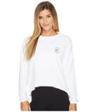 Nike Court Dry Tennis Top (white/white/black) Women's Clothing
