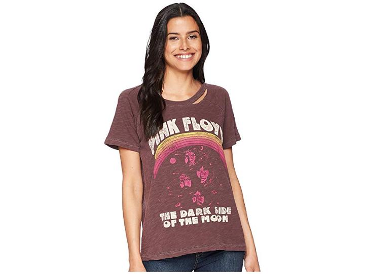 Lucky Brand Pink Floyd Tee (blackened Pearl) Women's T Shirt