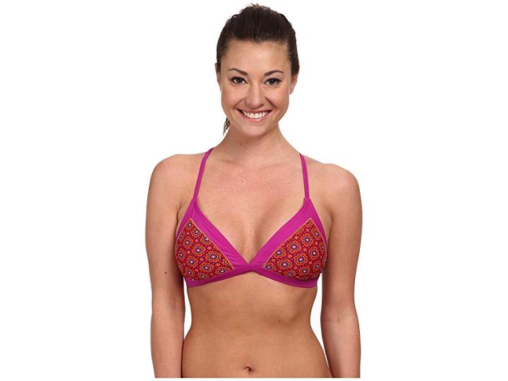 Prana Aleka Top (fuchsia Hyannis) Women's Swimwear
