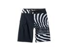 Volcom Kids Lido Block Mod Boardshorts (big Kids) (new Black) Boy's Swimwear
