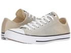 Converse Chuck Taylor(r) All Star Canvas Ombre Metallics Ox (light Gold/aged Gold/white) Classic Shoes