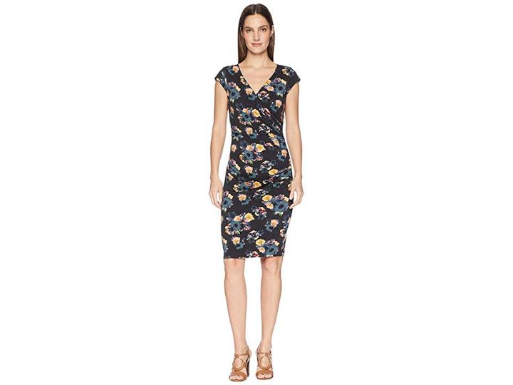 Nicole Miller Beckett Jersey Dress (black Multi) Women's Dress