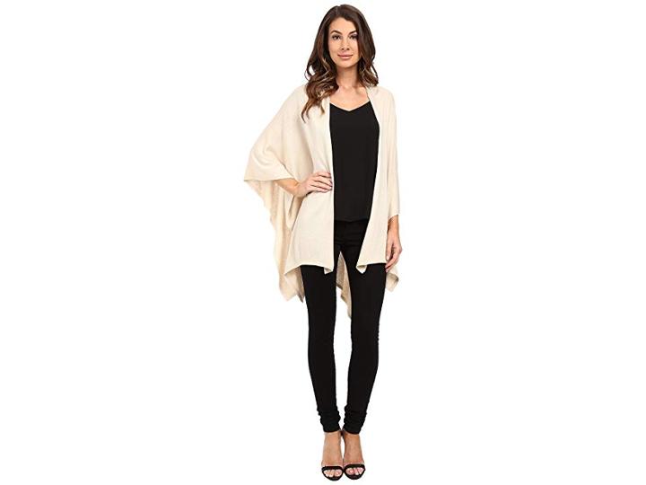 Echo Design Everyday Luxe Ruana (pumice Stone) Women's Short Sleeve Pullover