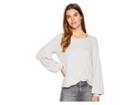 Sanctuary Josephine Thermal Top (heather Sterling) Women's Clothing