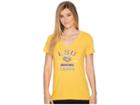 Champion College Lsu Tigers University V-neck Tee (champion Gold) Women's T Shirt