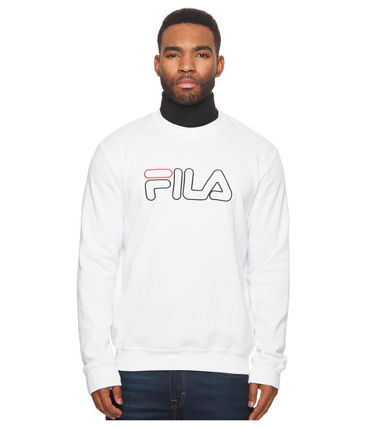Fila Harlem Crew (white/black/red) Men's Clothing