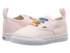 Vans Kids Authentic Elastic Lace (infant/toddler) ((rainbow Shine) Heavenly Pink/true White) Girls Shoes