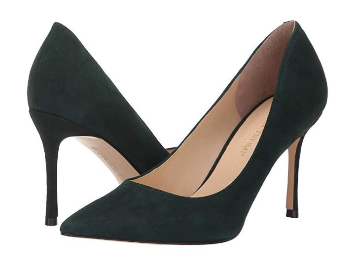Ivanka Trump Una (deep Emerald Fh Kid Suede) High Heels