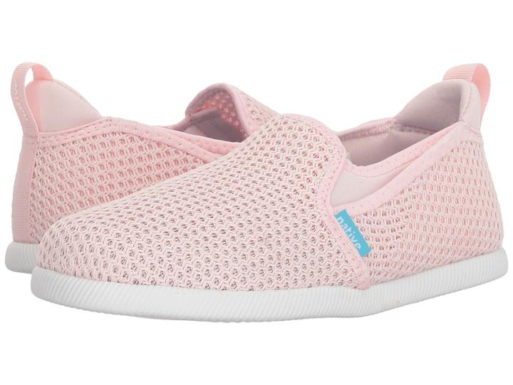 Native Kids Shoes Cruz (little Kid) (milk Pink/shell White) Girls Shoes