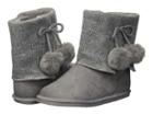 Baby Deer First Steps Sweater Boot With Pom Pom (infant/toddler) (grey) Girls Shoes