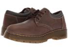 Dr. Martens Bolt Service 4-eye Shoe (dark Brown Wyoming) Men's Lace Up Casual Shoes