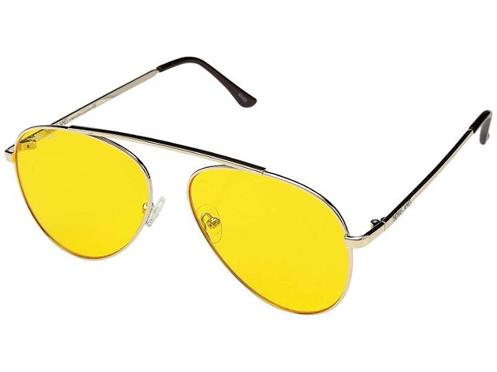 Thomas James La By Perverse Sunglasses Melody (gold/yellow Lens) Fashion Sunglasses