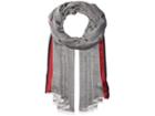 Calvin Klein Multicolor Border Chambray (black) Scarves