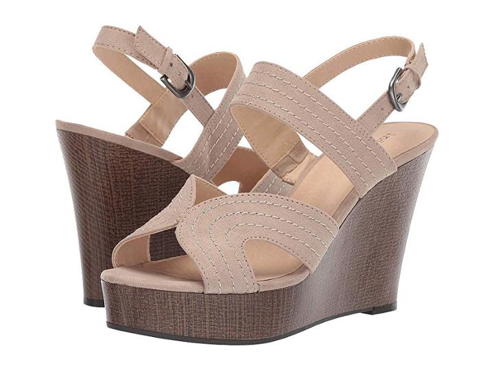 Indigo Rd. Kader 2 (beige) Women's Wedge Shoes