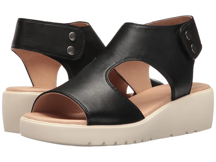 Johnston & Murphy Camilla (black Italian Soft Leather) Women's Sandals