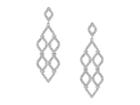 Swarovski Lace Chandelier Pierced Earrings (rhodium Plating/white) Earring