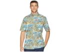 Reyn Spooner Sumatra Slide Classic Fit Aloha Shirt (azure) Men's Short Sleeve Button Up